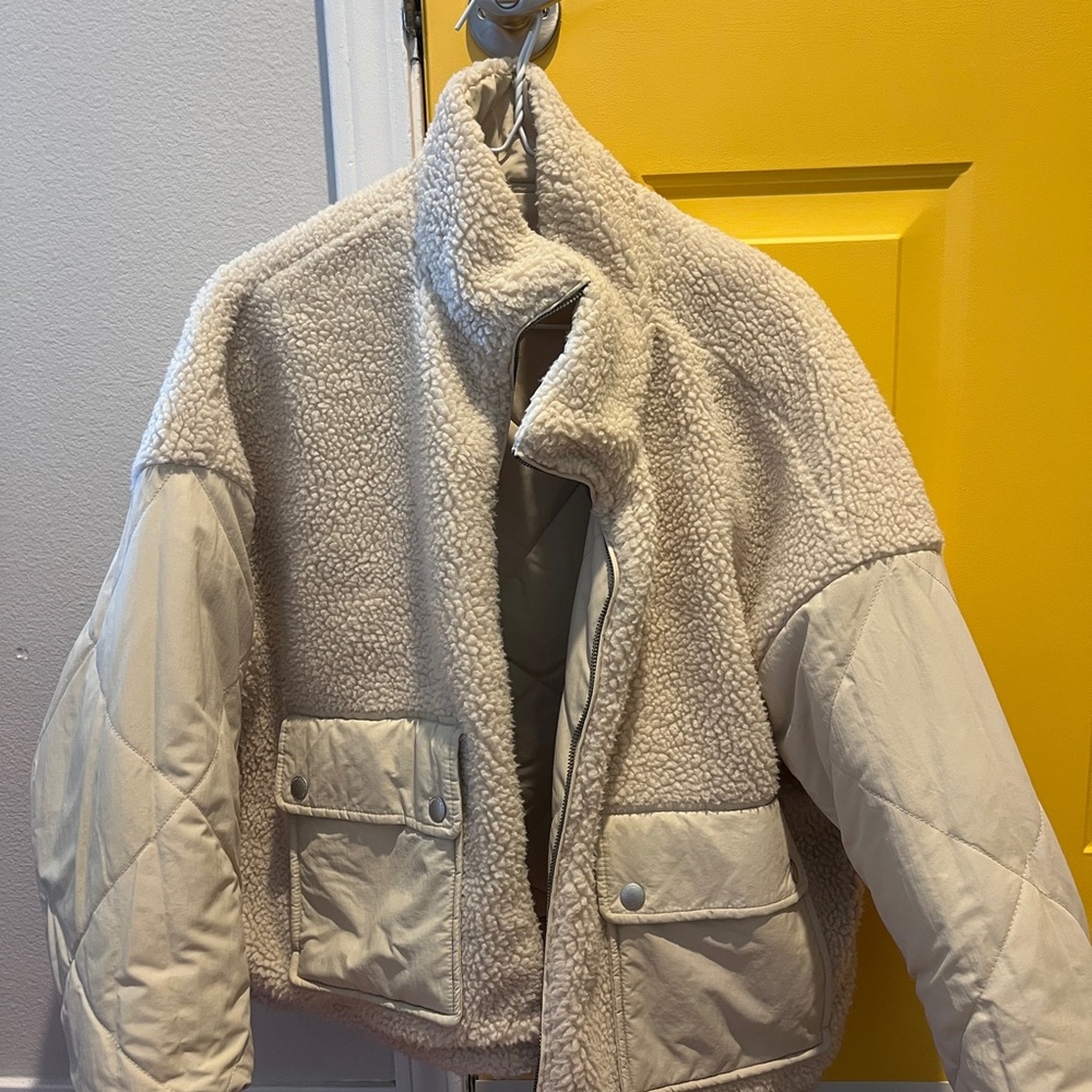 Cozy Cream Sherpa Jacket